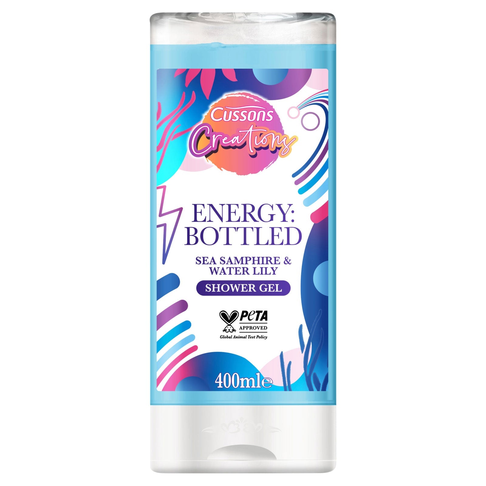 Buy Cussons Energy Bottled Sea Samphire & Water Lily Shower Gel - Premium Quality Toiletries Online - Product Image Buy Cussons Energy Bottled Sea Samphire & Water Lily Shower Gel - Premium Quality Toiletries Online - Product Image